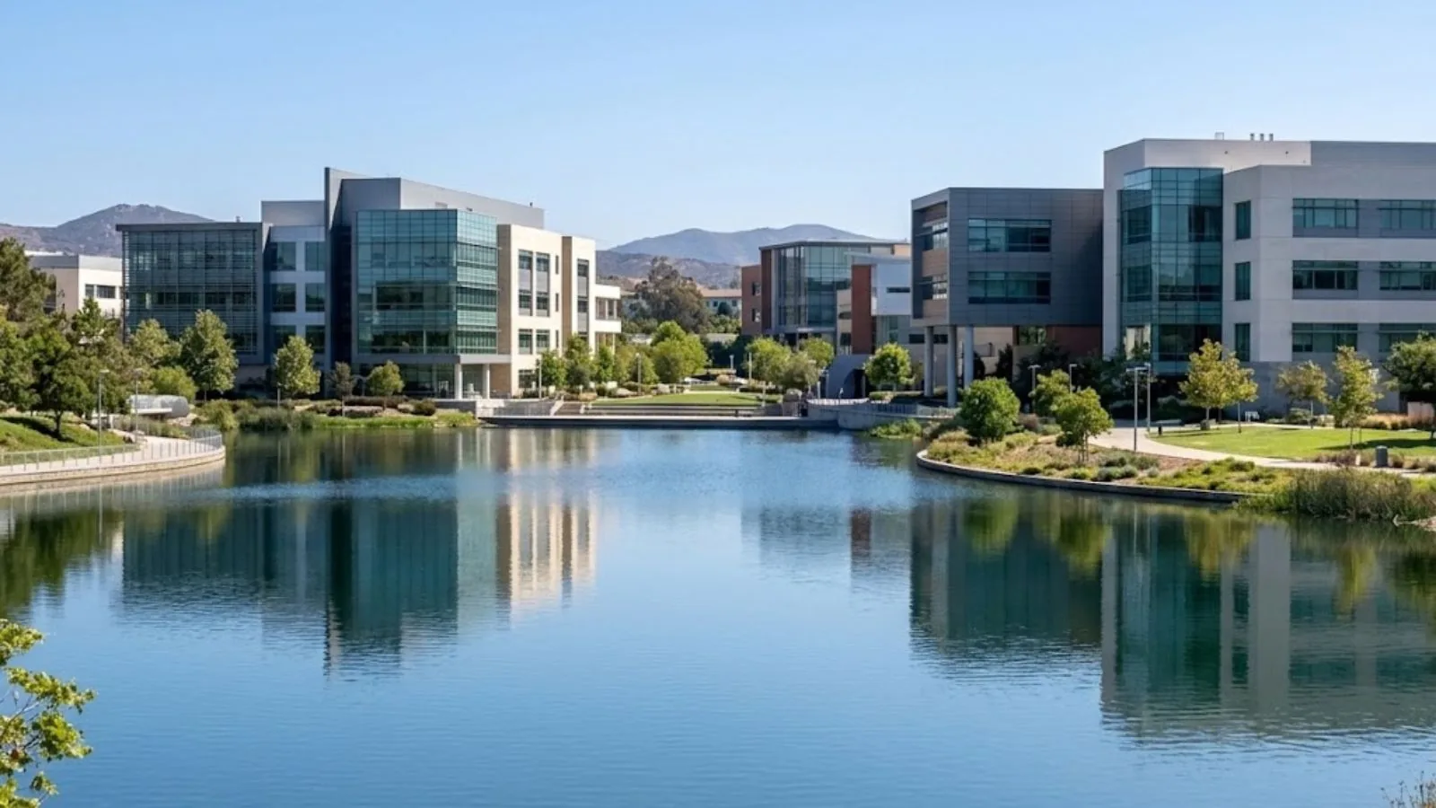 A local view in the Discovery Hills area of San Marcos, CA